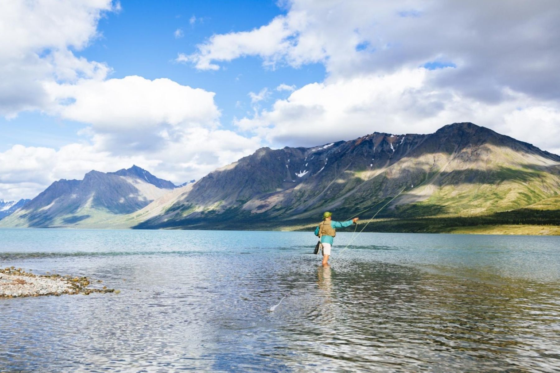 Kenai River fishing area in Alaska