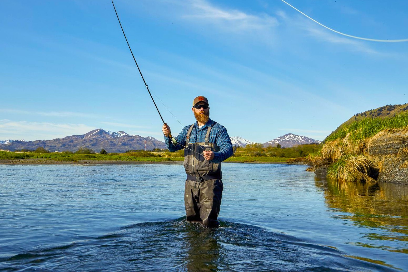 Saltwater fishing adventure in Alaska